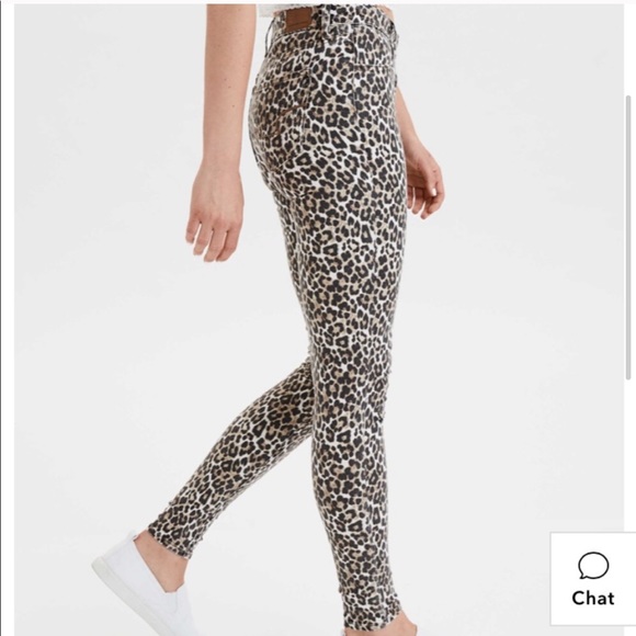American Eagle Cheetah Print Highrise 